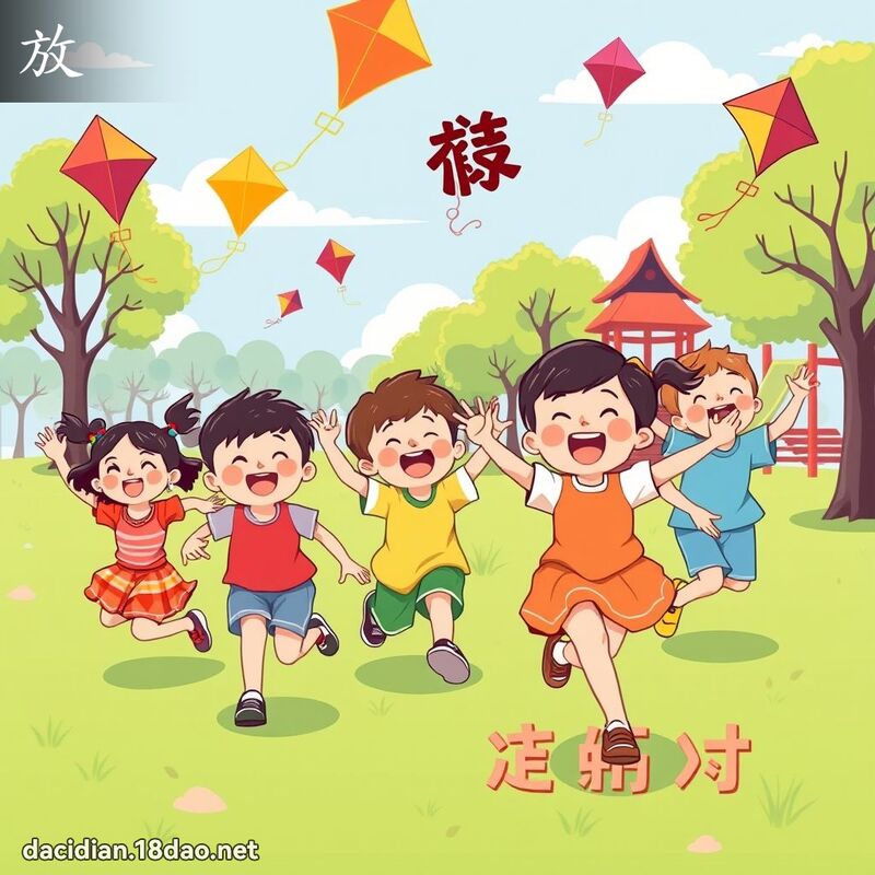 漢字: 放 (多音字)