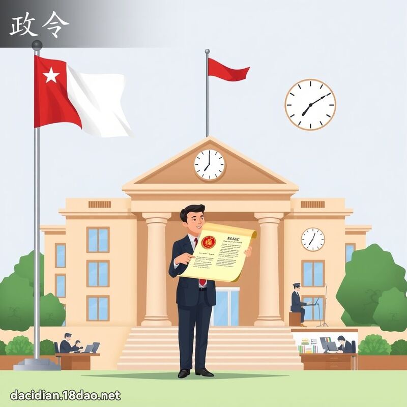 政令 - 國語大辭典配圖