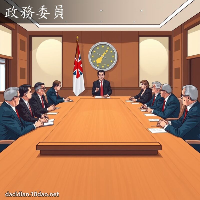 政务委员 - 国语大辞典配图