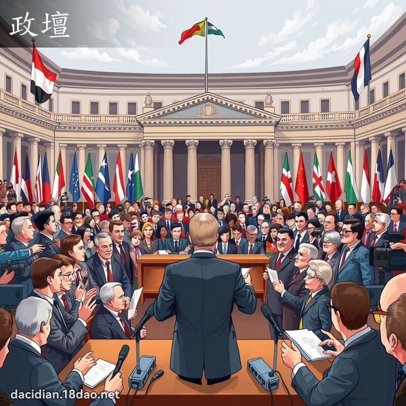 政壇 - 國語大辭典配圖