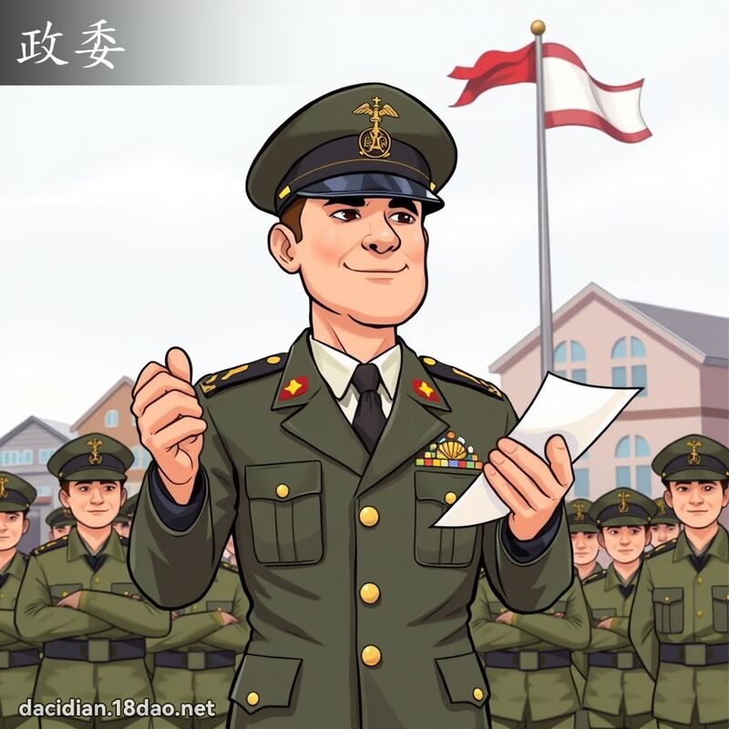 政委 - 國語大辭典配圖