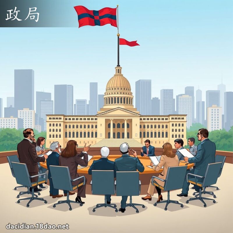 政局 - 国语大辞典配图