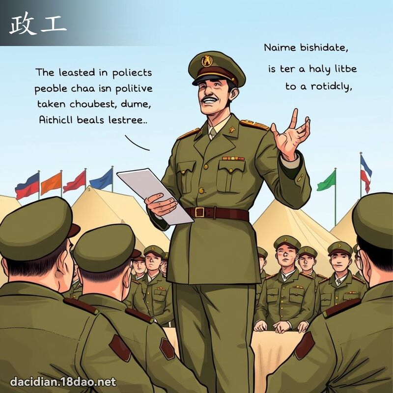 政工 - 國語大辭典配圖