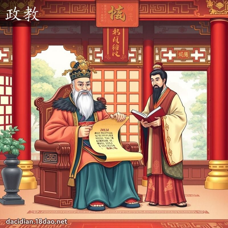 政教 - 國語大辭典配圖