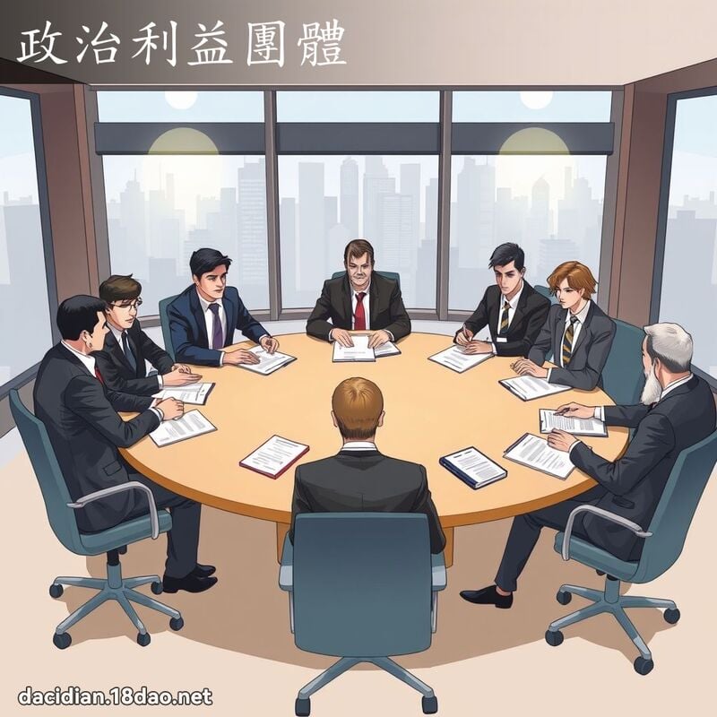 政治利益团体 - 国语大辞典配图