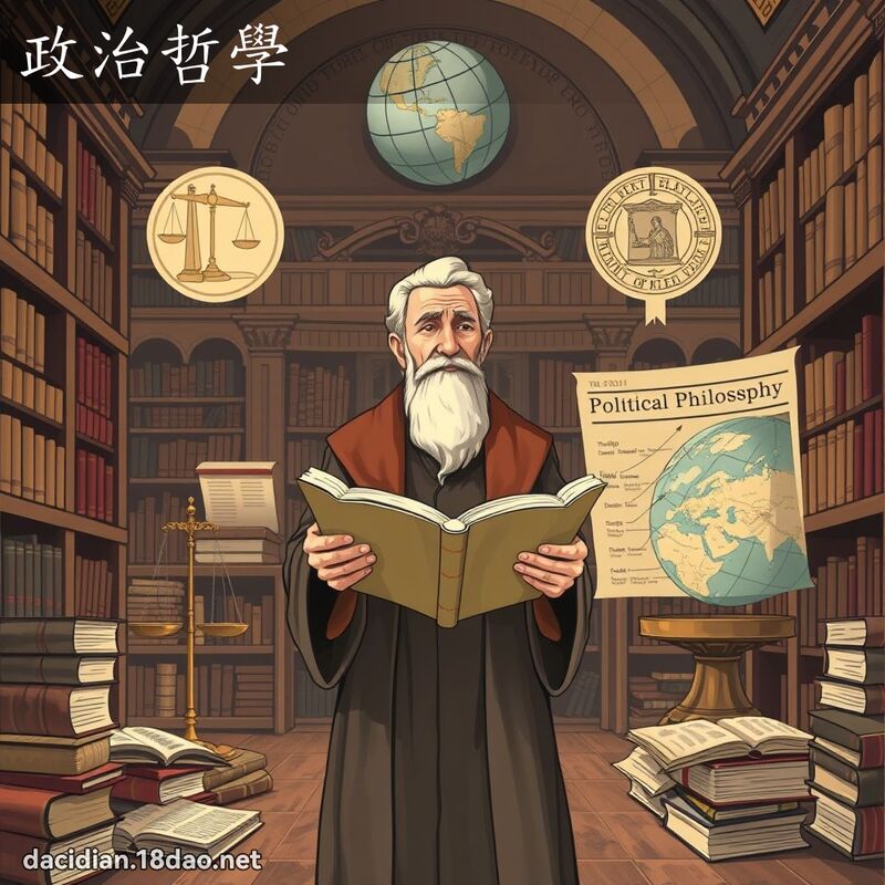 政治哲學 - 國語大辭典配圖