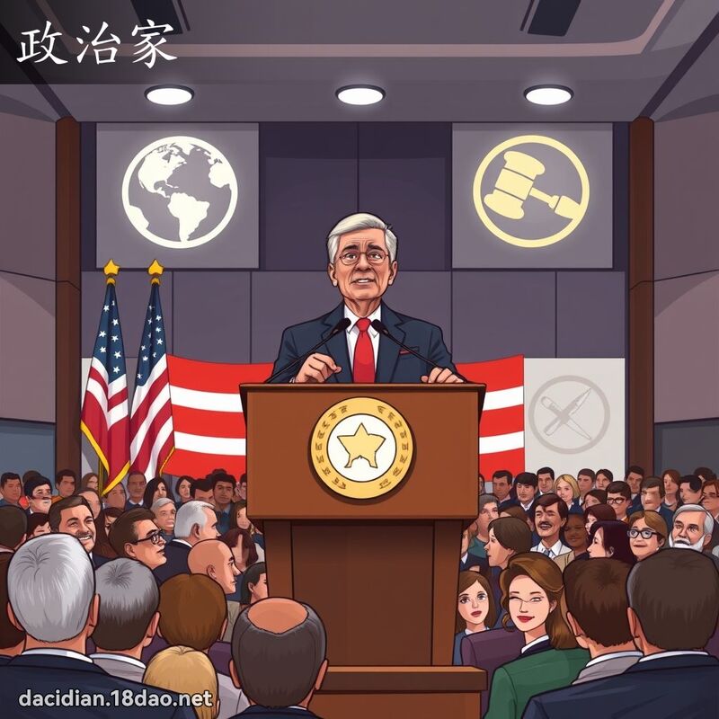 政治家 - 國語大辭典配圖