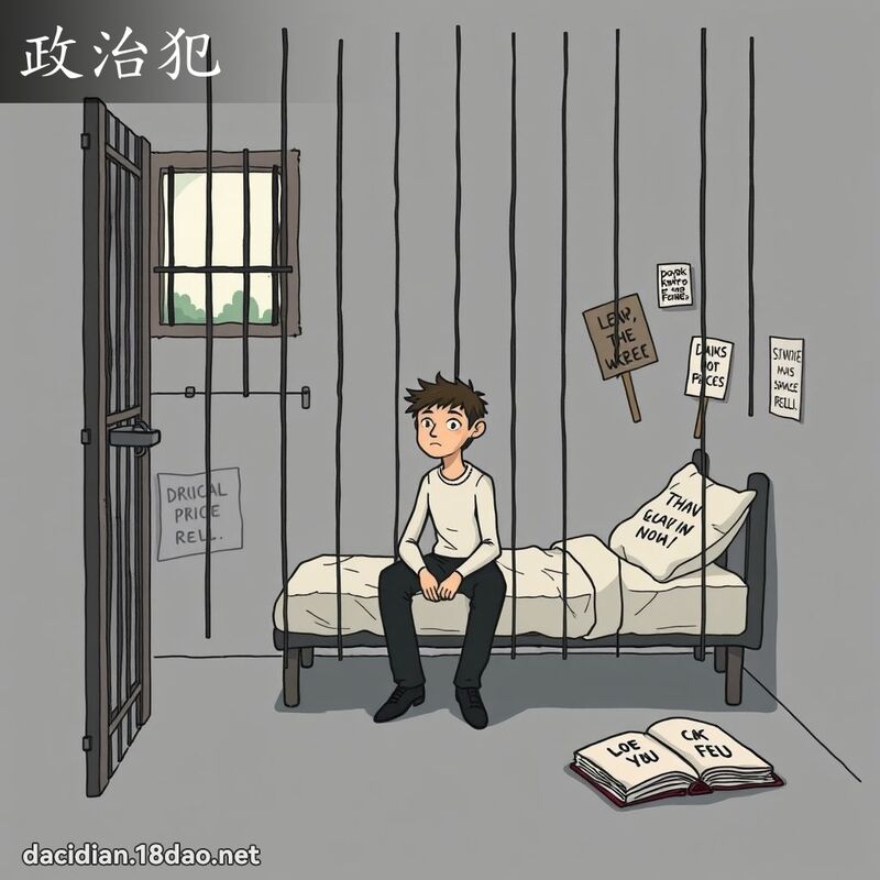 政治犯 - 國語大辭典配圖