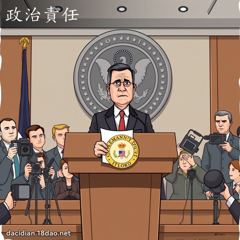 政治责任 - 国语大辞典配图