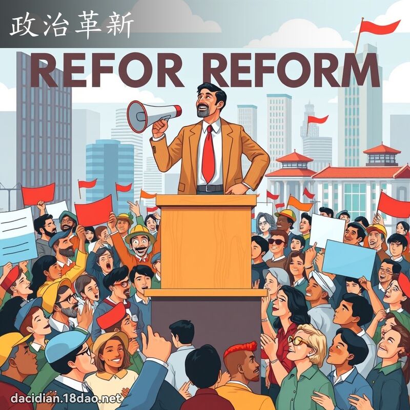 政治革新 - 國語大辭典配圖