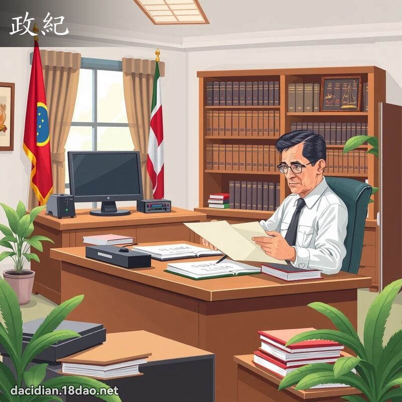 政纪 - 国语大辞典配图