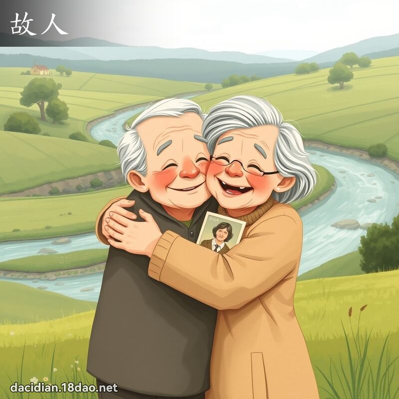 故人 - 国语大辞典配图