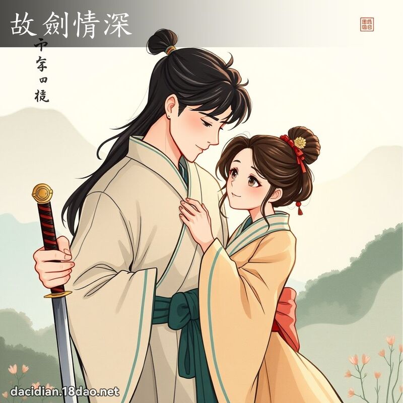 故剑情深 - 国语大辞典配图