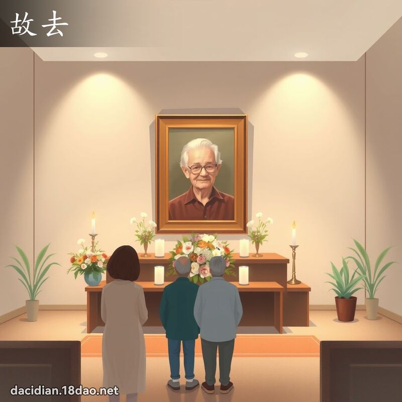 故去 - 國語大辭典配圖