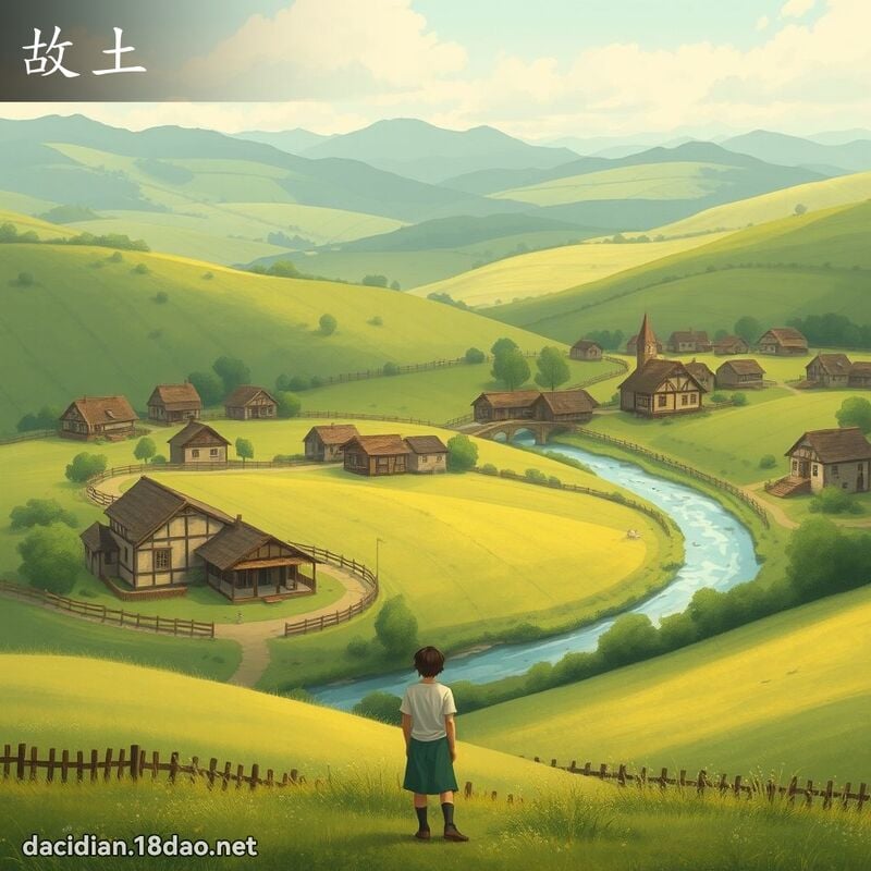 故土 - 国语大辞典配图