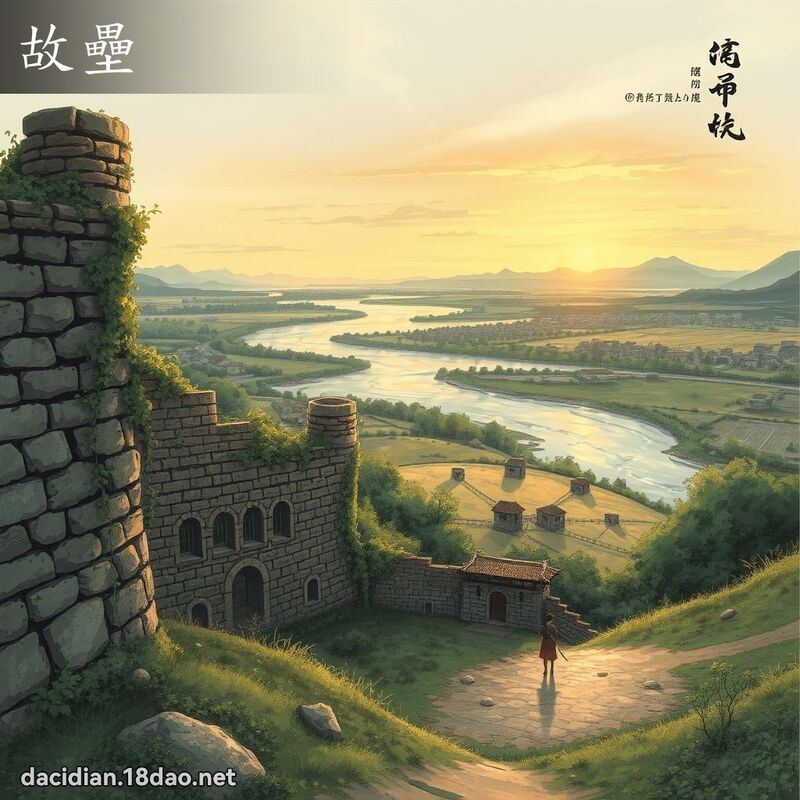 故壘 - 國語大辭典配圖