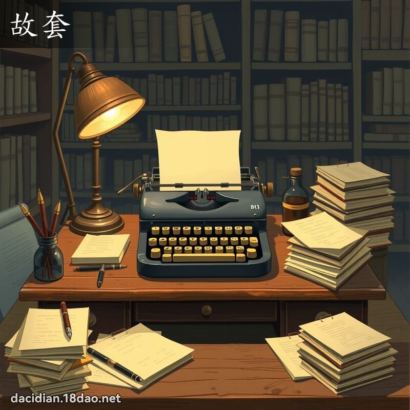 故套 - 国语大辞典配图