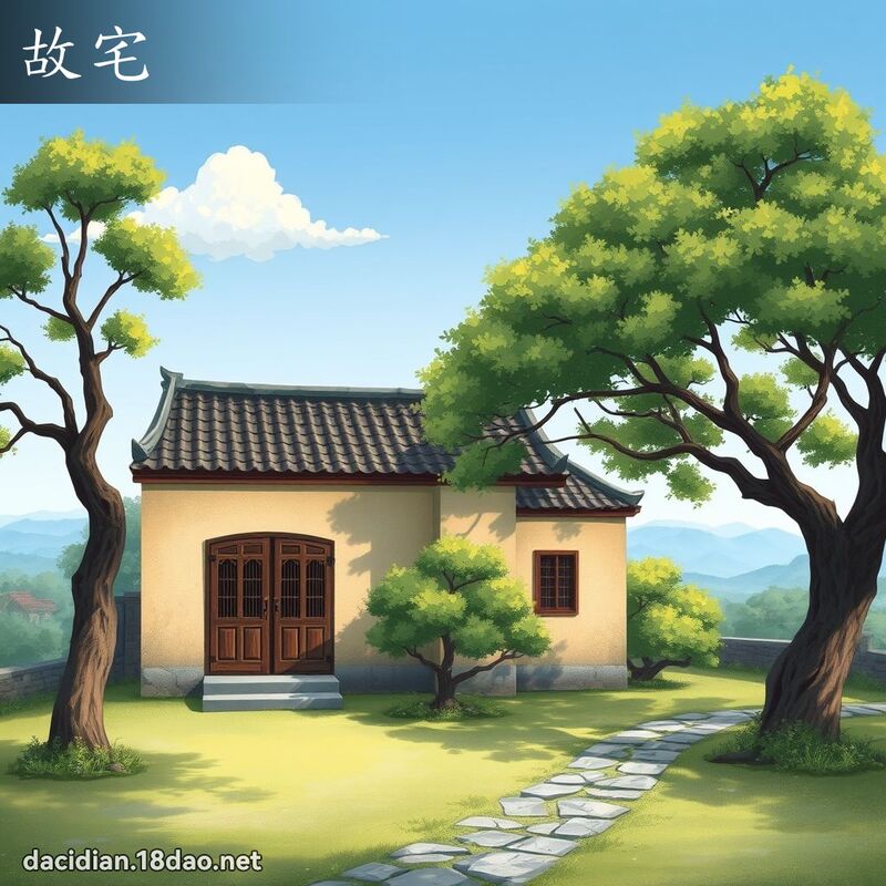 故宅 - 国语大辞典配图