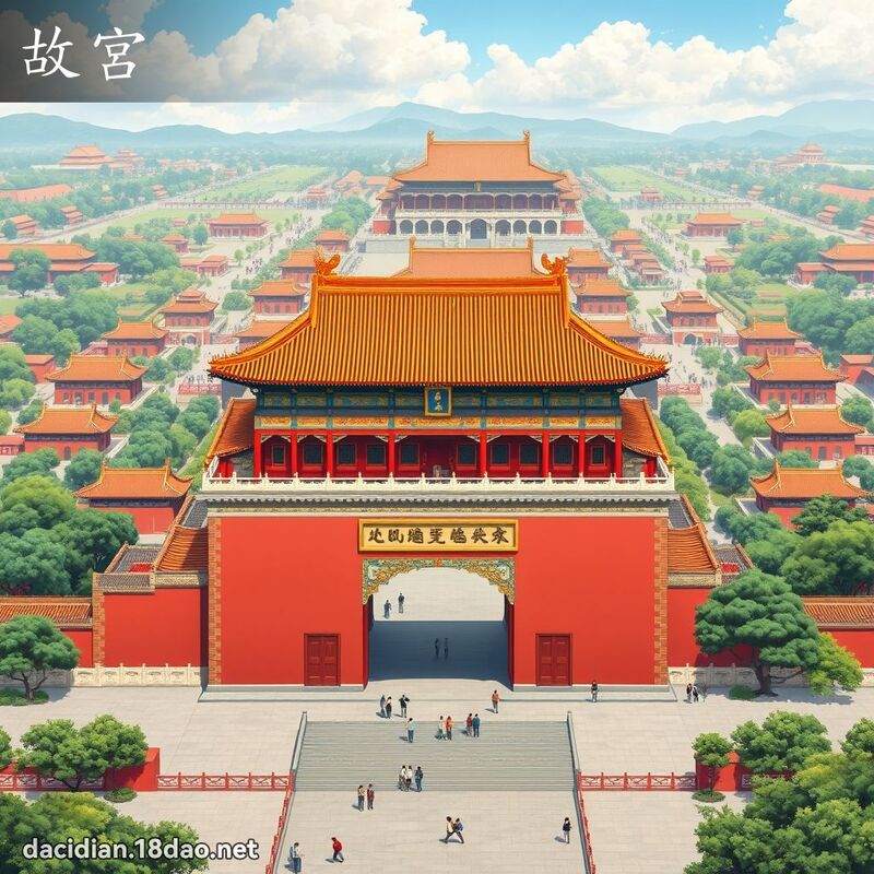 故宮 - 國語大辭典配圖