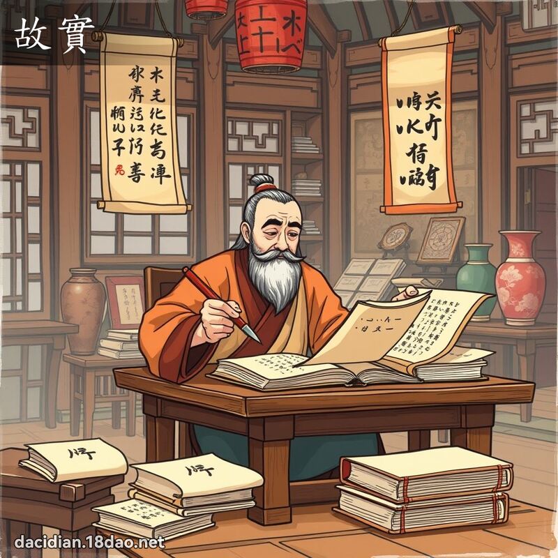 故實 - 國語大辭典配圖