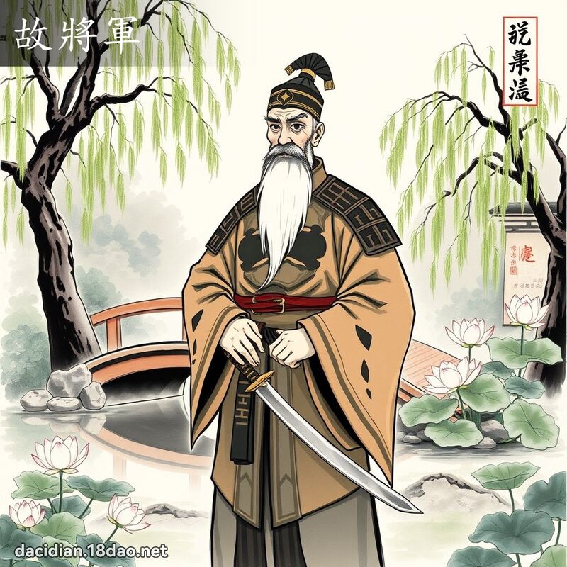 故將軍 - 國語大辭典配圖