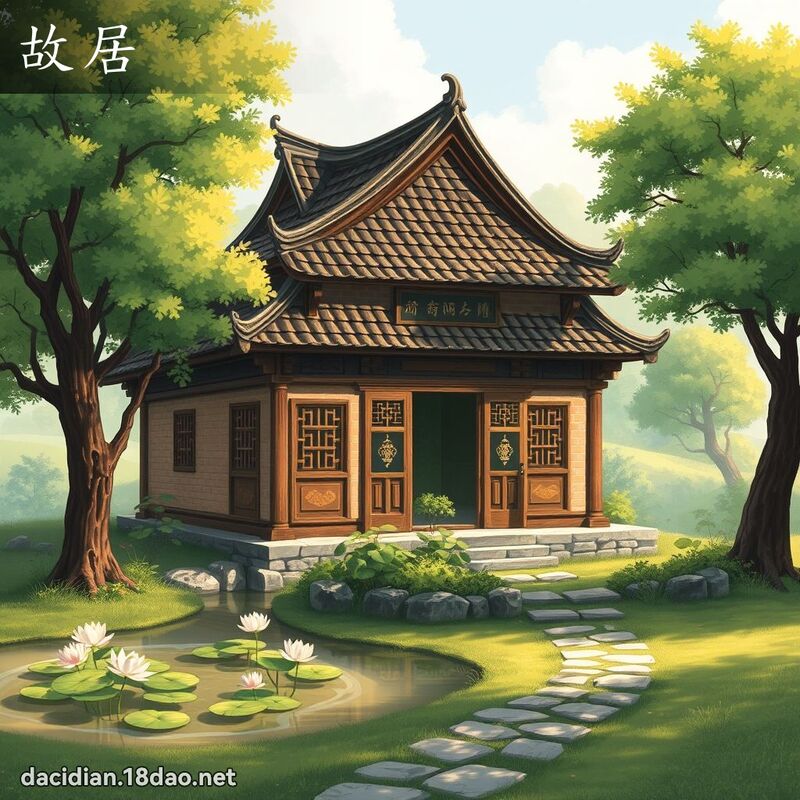 故居 - 國語大辭典配圖