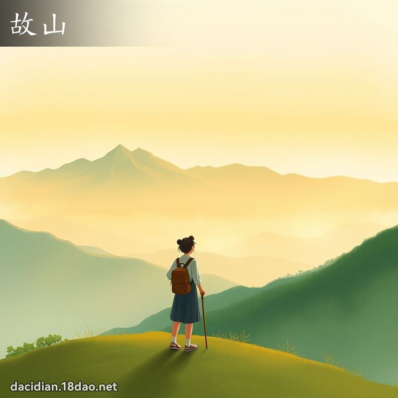 故山 - 國語大辭典配圖