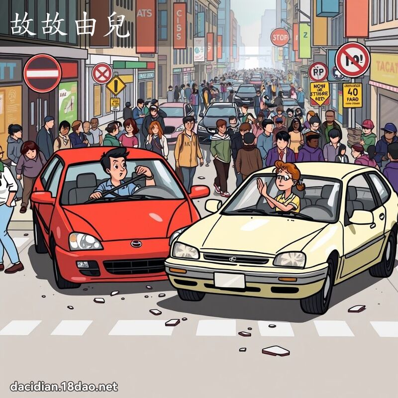 故故由儿 - 国语大辞典配图