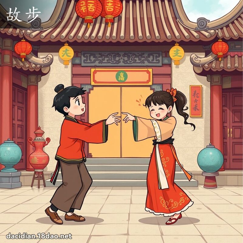 故步 - 國語大辭典配圖