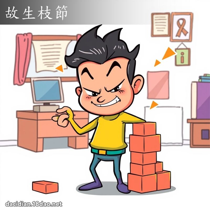 故生枝節 - 國語大辭典配圖