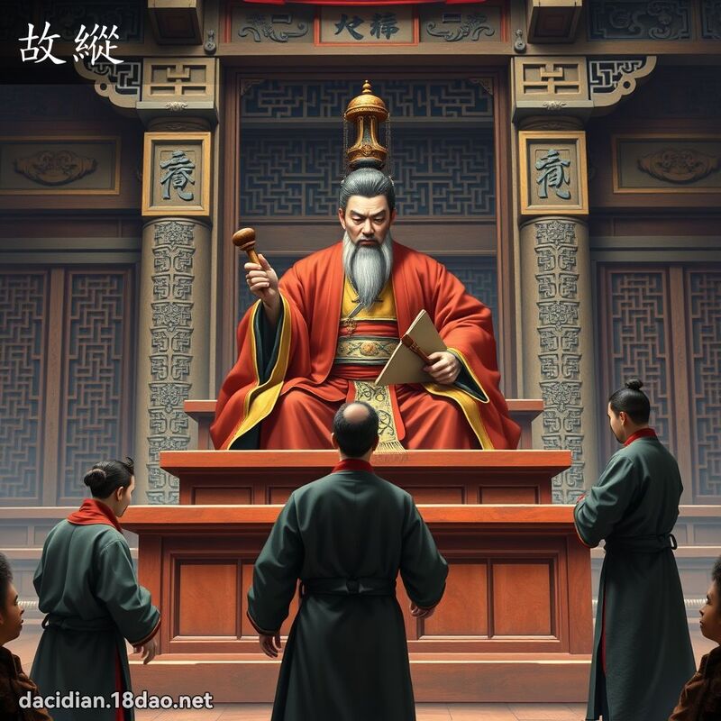 故縱 - 國語大辭典配圖