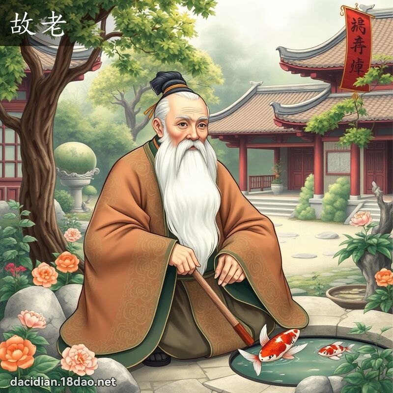 故老 - 国语大辞典配图