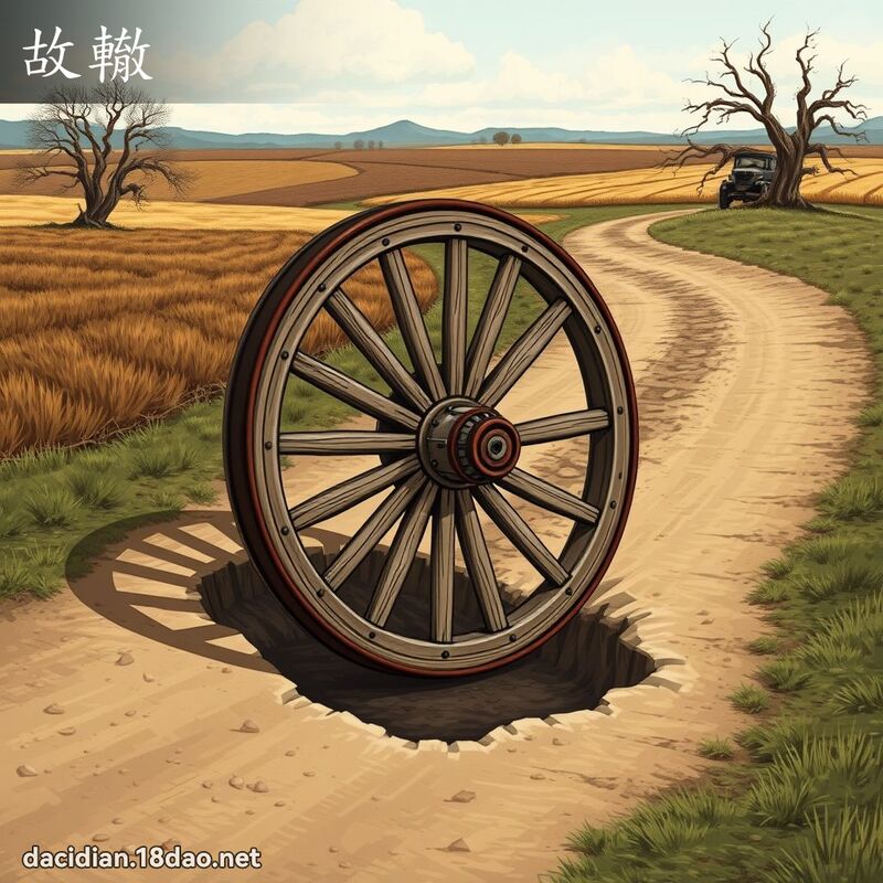 故轍 - 國語大辭典配圖