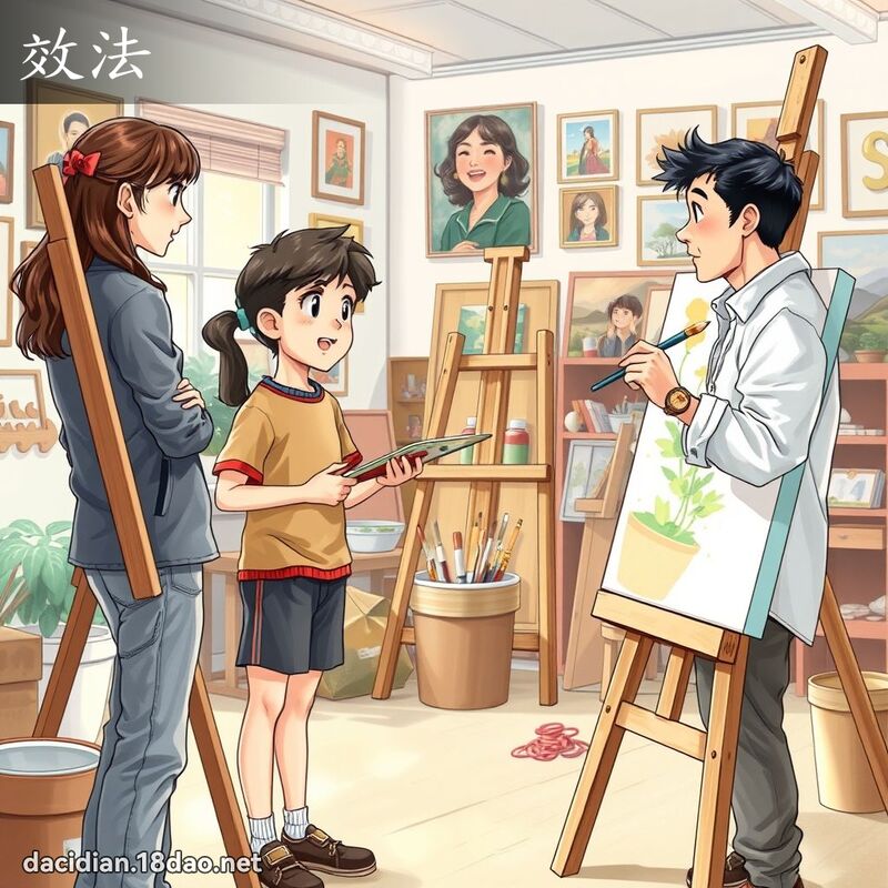效法 - 國語大辭典配圖