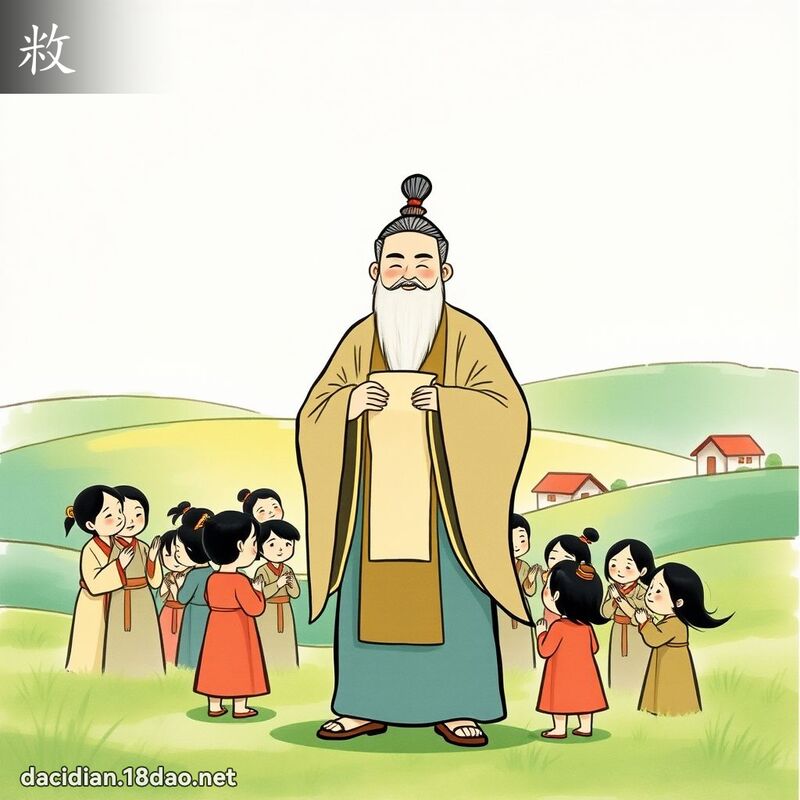 敉 - 國語大辭典配圖