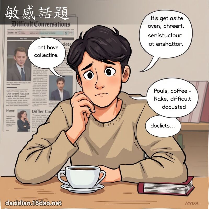敏感话题 - 国语大辞典配图