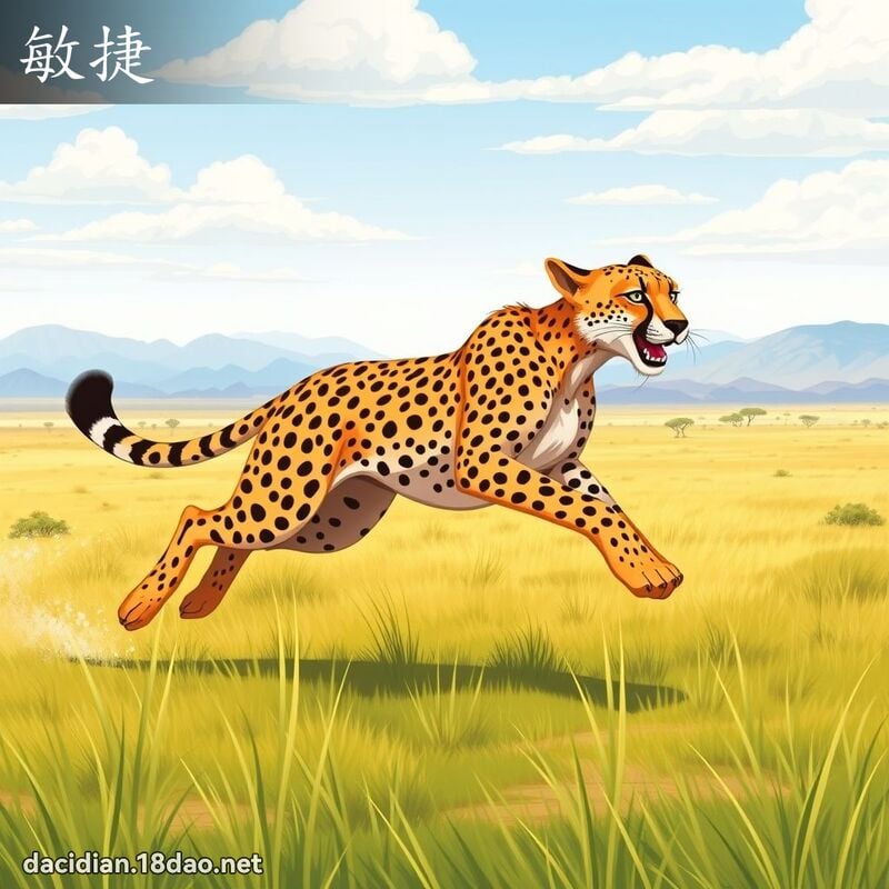敏捷 - 国语大辞典配图