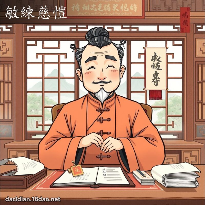 敏練慈愷 - 國語大辭典配圖