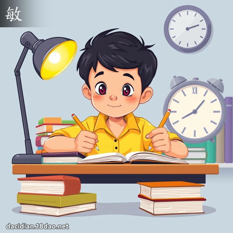 敏 - 國語大辭典配圖