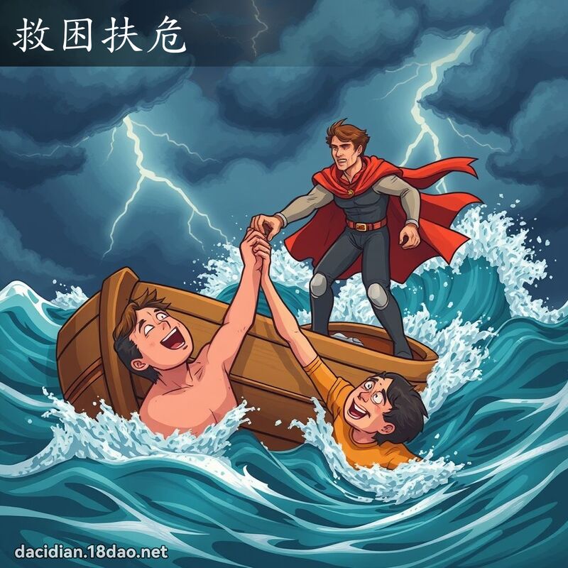 救困扶危 - 国语大辞典配图