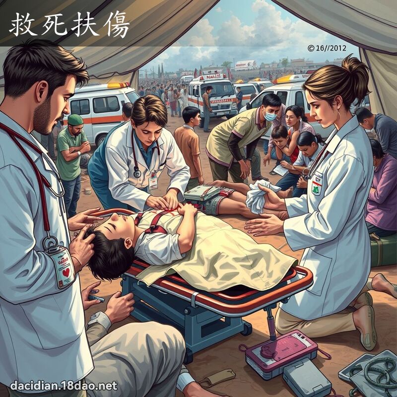 救死扶伤 - 国语大辞典配图