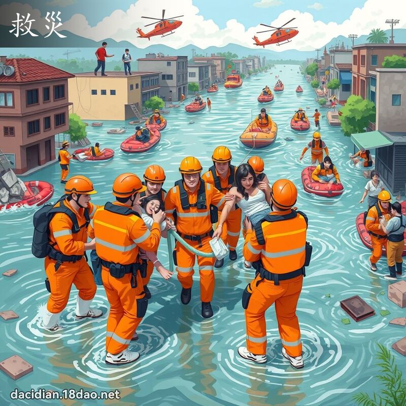 救災 - 國語大辭典配圖
