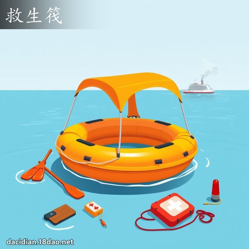 救生筏 - 國語大辭典配圖