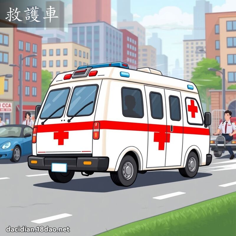 救护车 - 国语大辞典配图