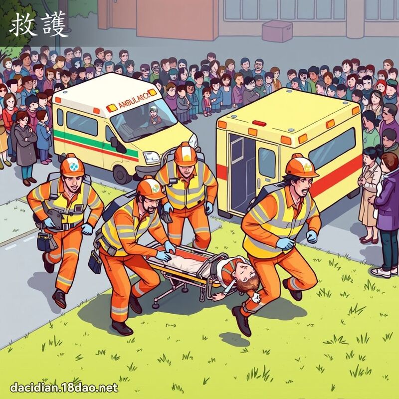 救护 - 国语大辞典配图