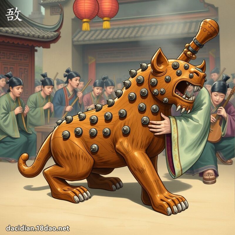敔 - 国语大辞典配图