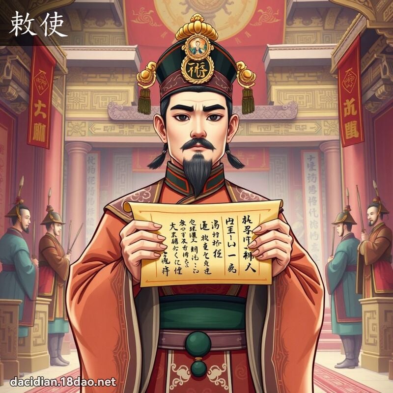 敕使 - 國語大辭典配圖