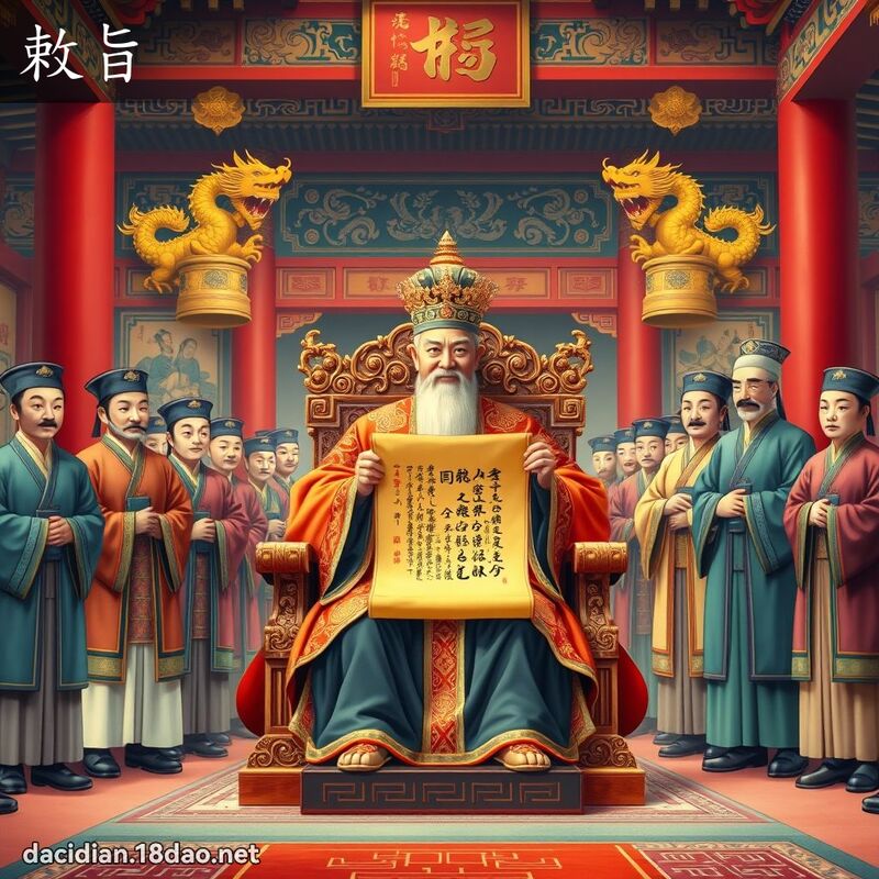 敕旨 - 國語大辭典配圖