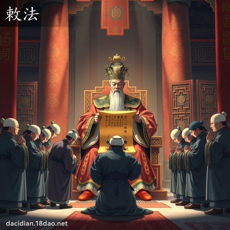 敕法 - 國語大辭典配圖