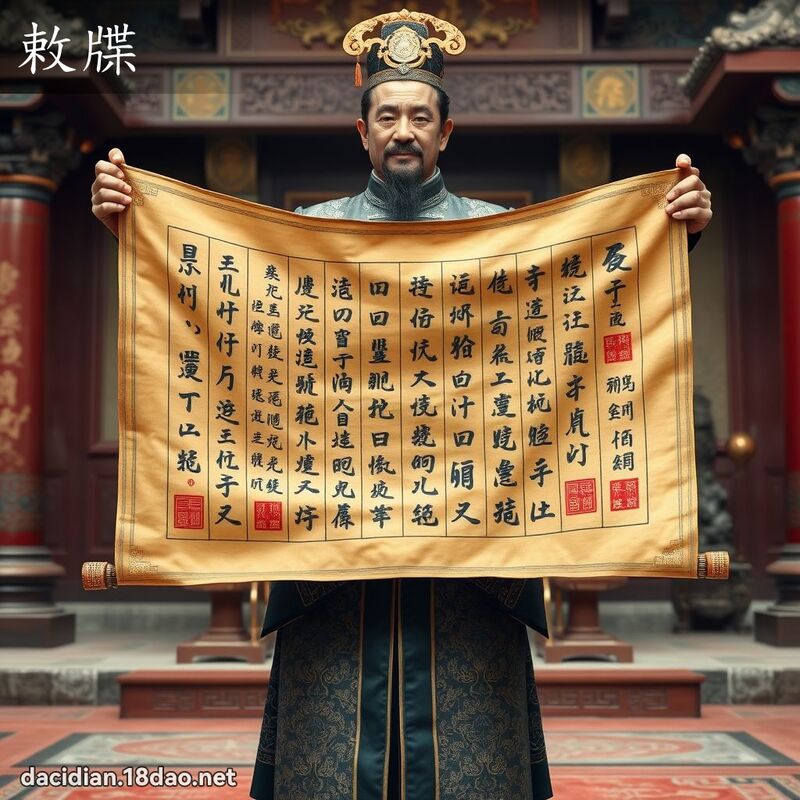 敕牒 - 国语大辞典配图